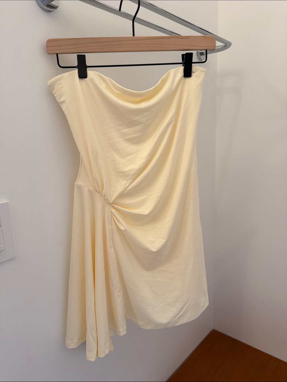 Peppermayo Strapless Dress in Butter